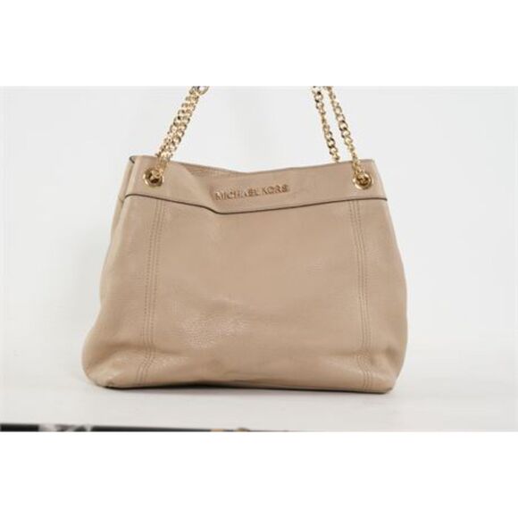 Michael Kors Jet Set Large Pebbled Leather Chain Shoulder Bag 13x10x5" - Picture 3 of 15